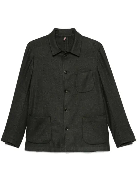 Dell'oglio single-breasted shirt jacket