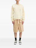 Neighborhood distressed detail crew neck sweater