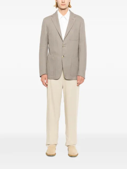 Canali herringbone blazer