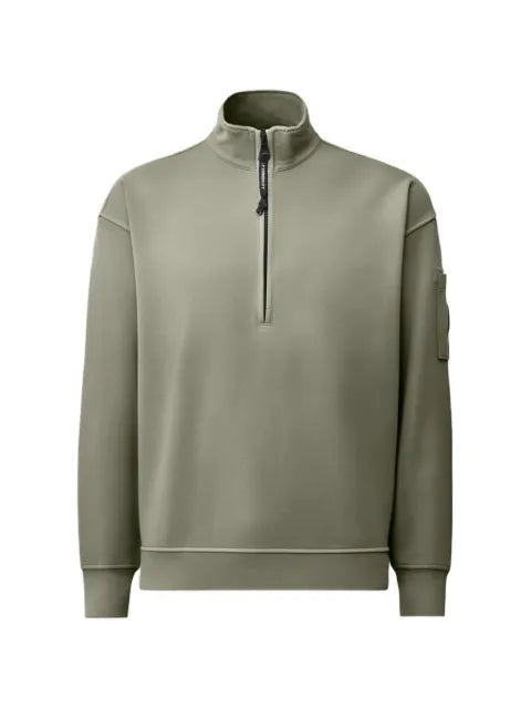C.P. Company Lens-detail quarter-zip sweatshirt