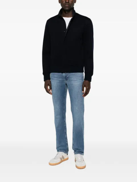 Paul & Shark cashmere high-neck jacket