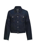 MM6 Maison Margiela flipped-sleeve denim jacket