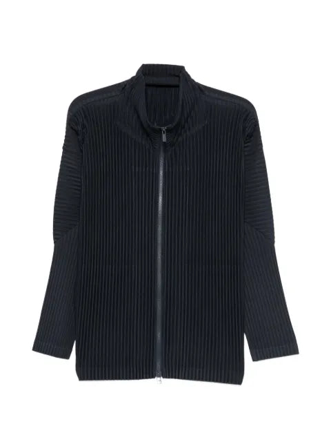 Homme Plissé Issey Miyake pleated zip-up cardigan