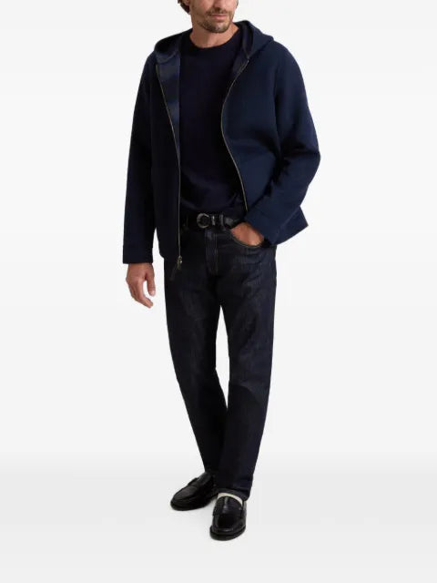 Woolrich double wool hooded jacket