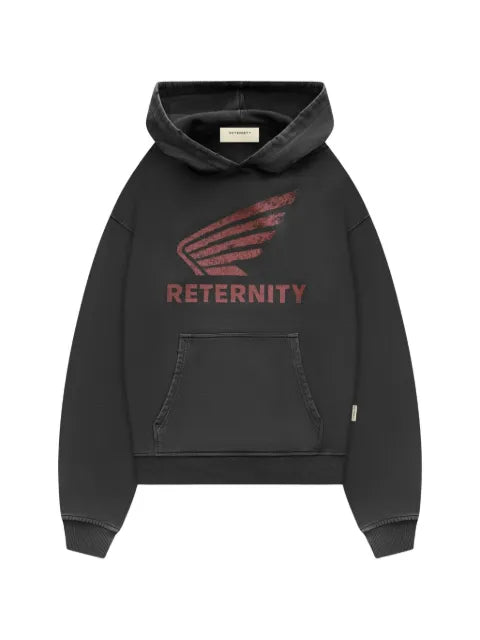RETERNITY Aéro logo-print hoodie