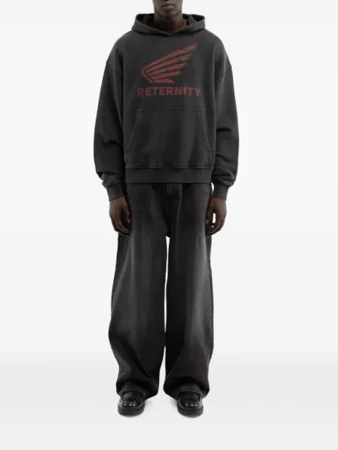 RETERNITY Aéro logo-print hoodie