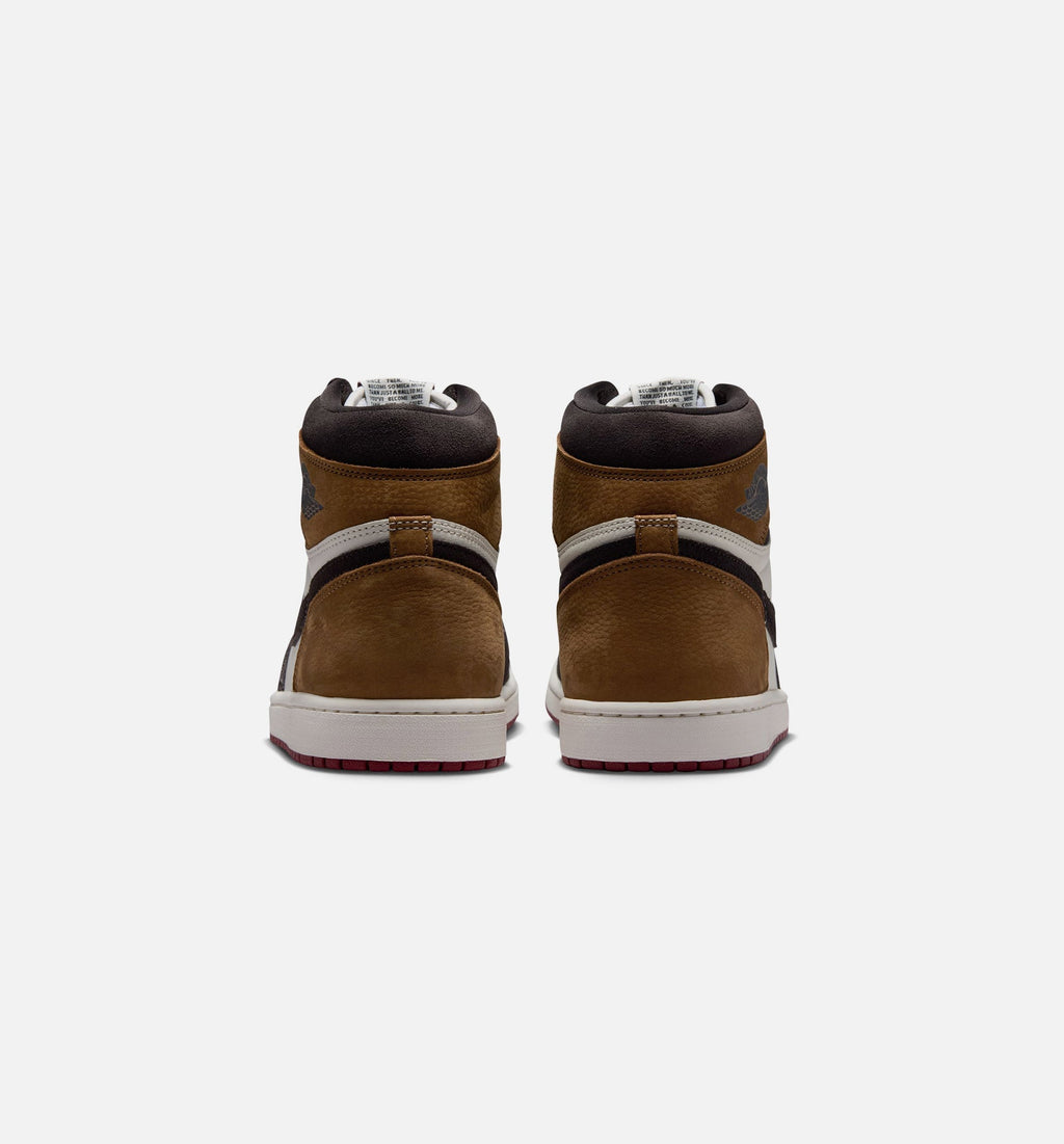 Air Jordan 1 Retro High OG Love Letter Men's Sneakers - Shadow Brown/Team Red/Light British Tan