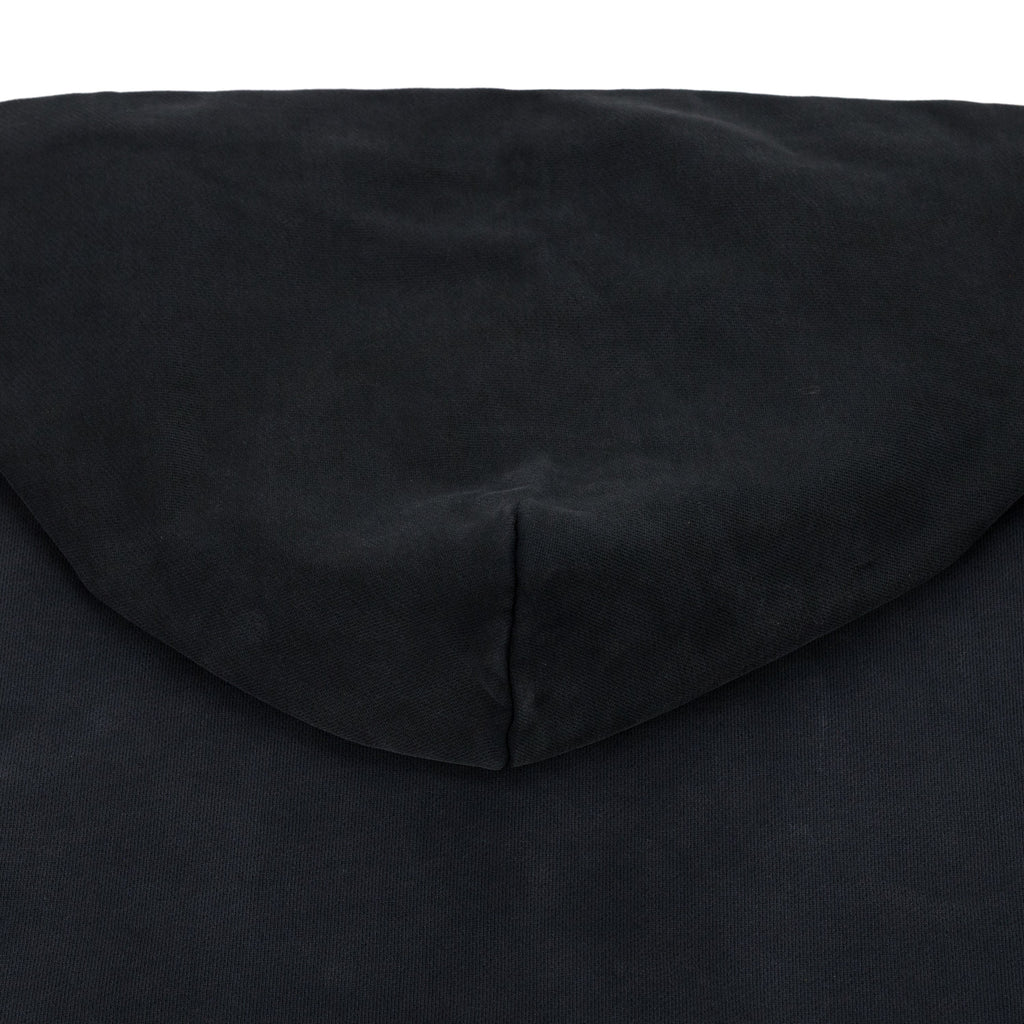 Black French Terry Arc Logo Hoodie