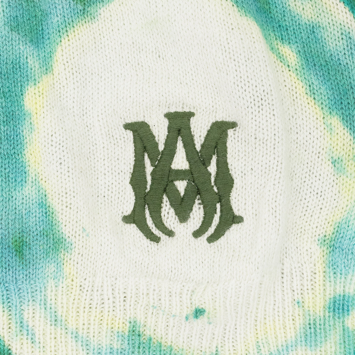 Green Ma Tie Dye Cashmere Crewneck Sweatshirt
