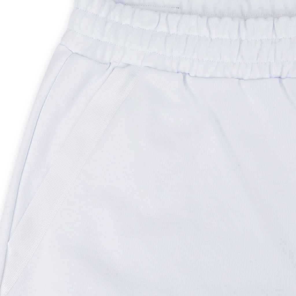 White MA Watercolor Bar Sweatshorts