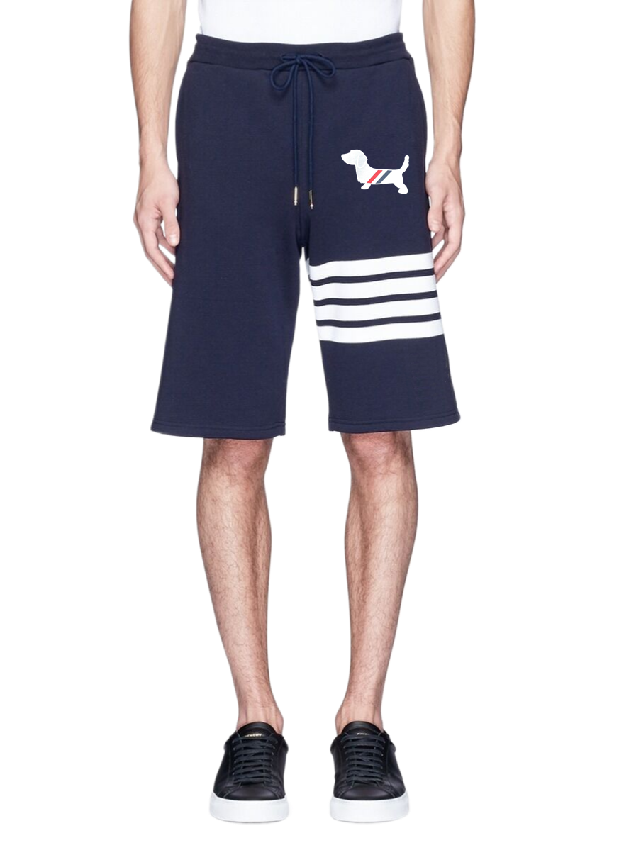 Thom Browne Style Puppy Shorts