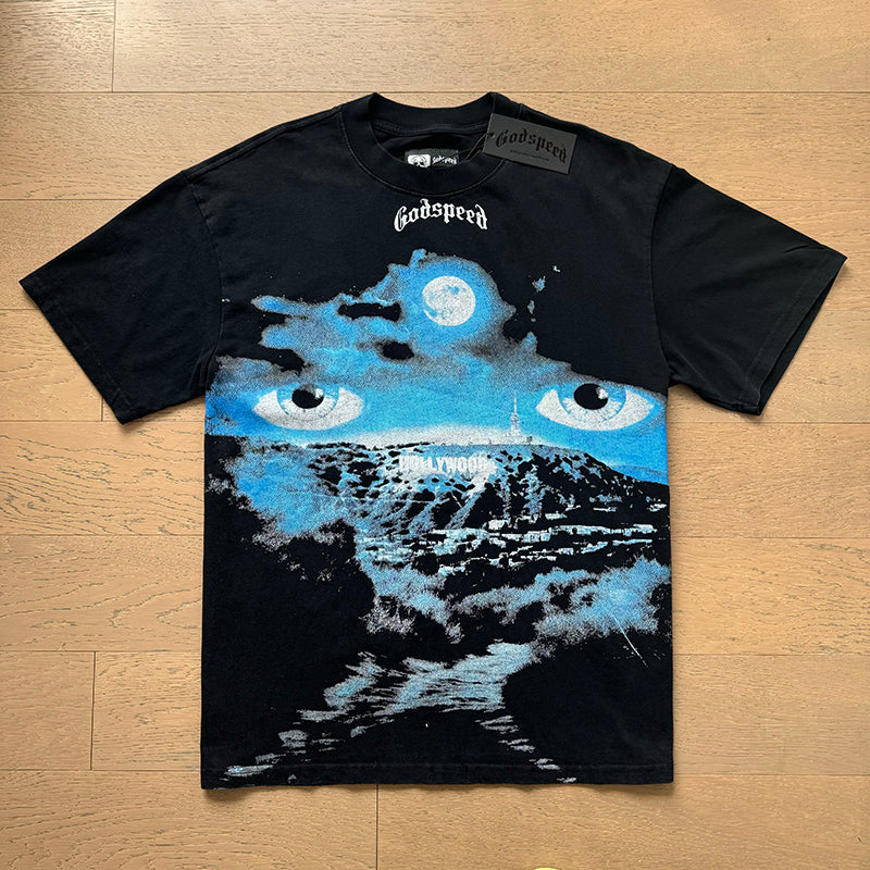 Godspeed T-Shirt Retro Fantasy Pattern