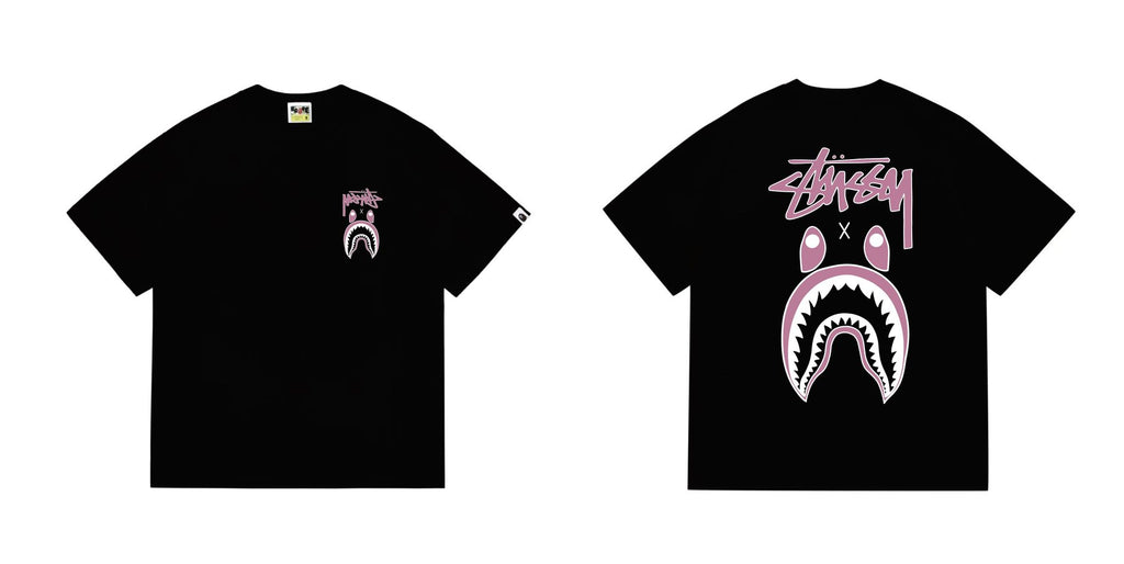 BAPE Contrast Shark Wordmark Graphic T-Shirt