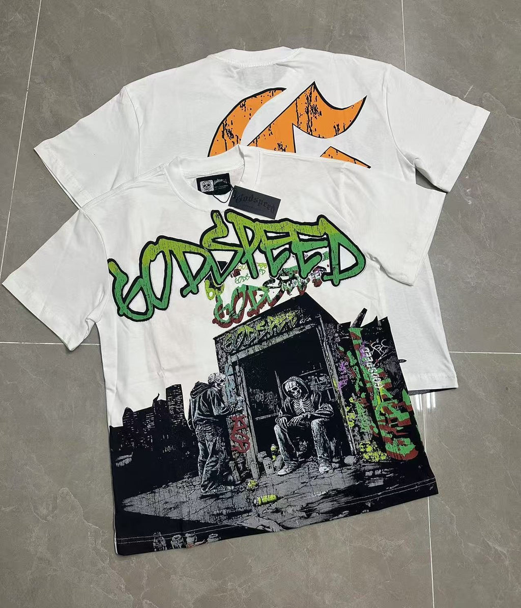 Godspeed Rock Graphic Short-Sleeve T-Shirt
