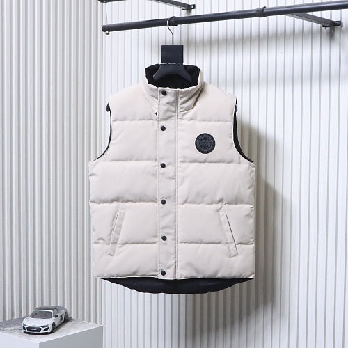CA Goose Vest Black Label White