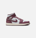 Air Jordan 1 Mid Sky J Mauve Women's Lifestyle Shoe – Pure Platinum/Sky J Mauve/Sail