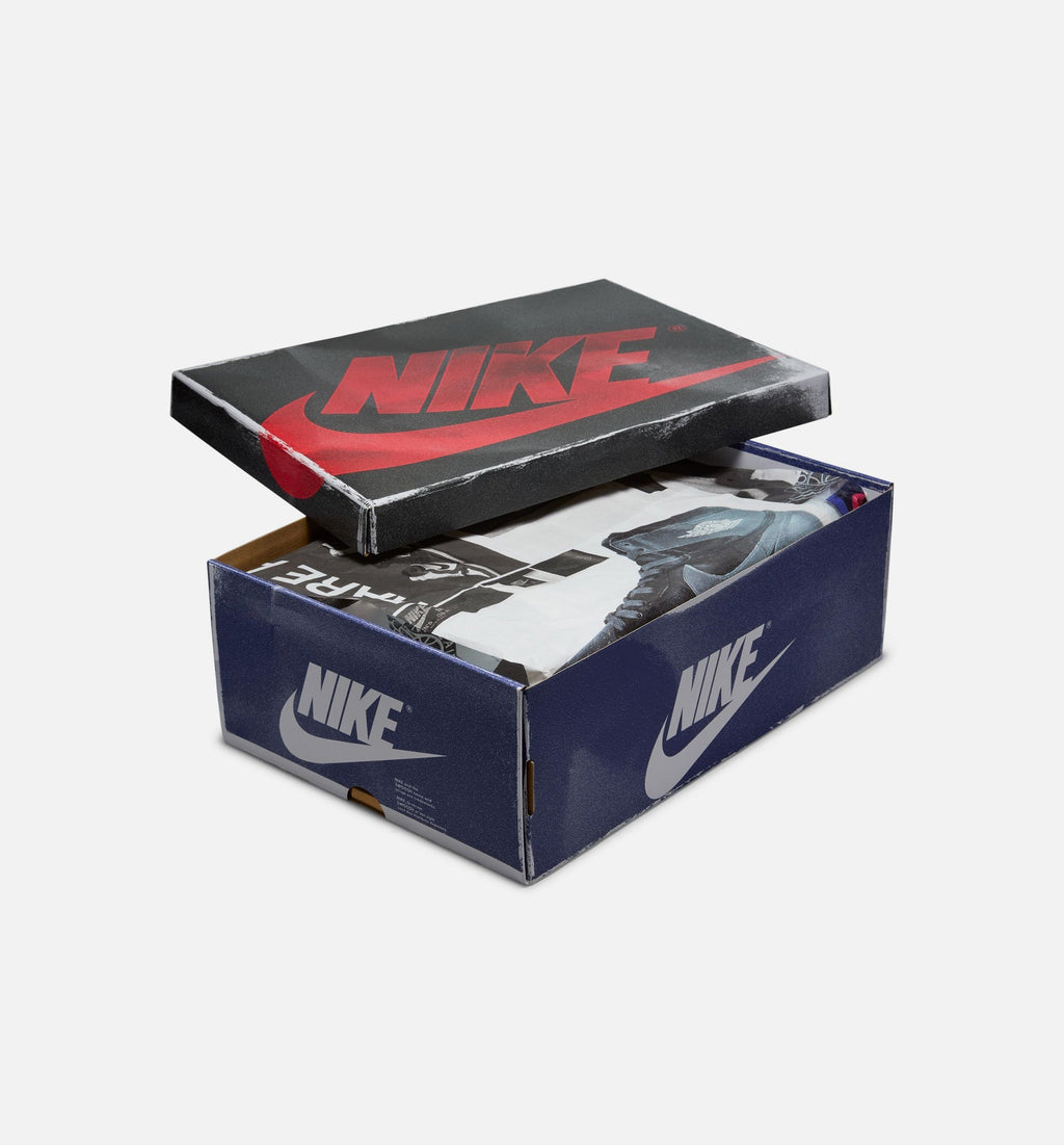 Air Jordan 1 Retro High OG Rare Air Deep Royal Blue Men's Lifestyle Shoes - White / Black / Deep Royal Blue