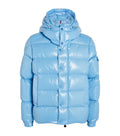 Moncler Maya 70 Jacket in Sky Blue