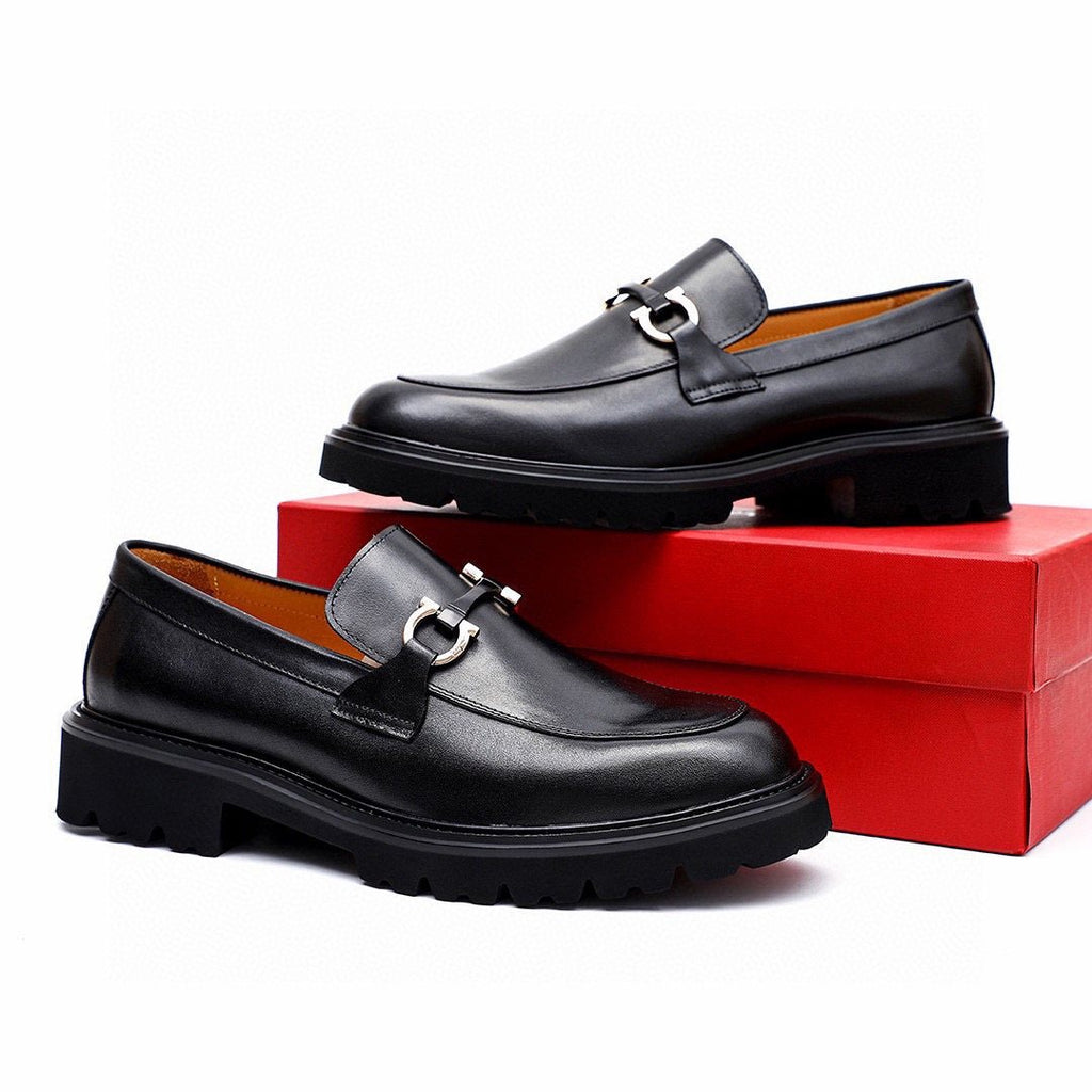 Salvatore Ferragamo Men's Black Bit Loafers