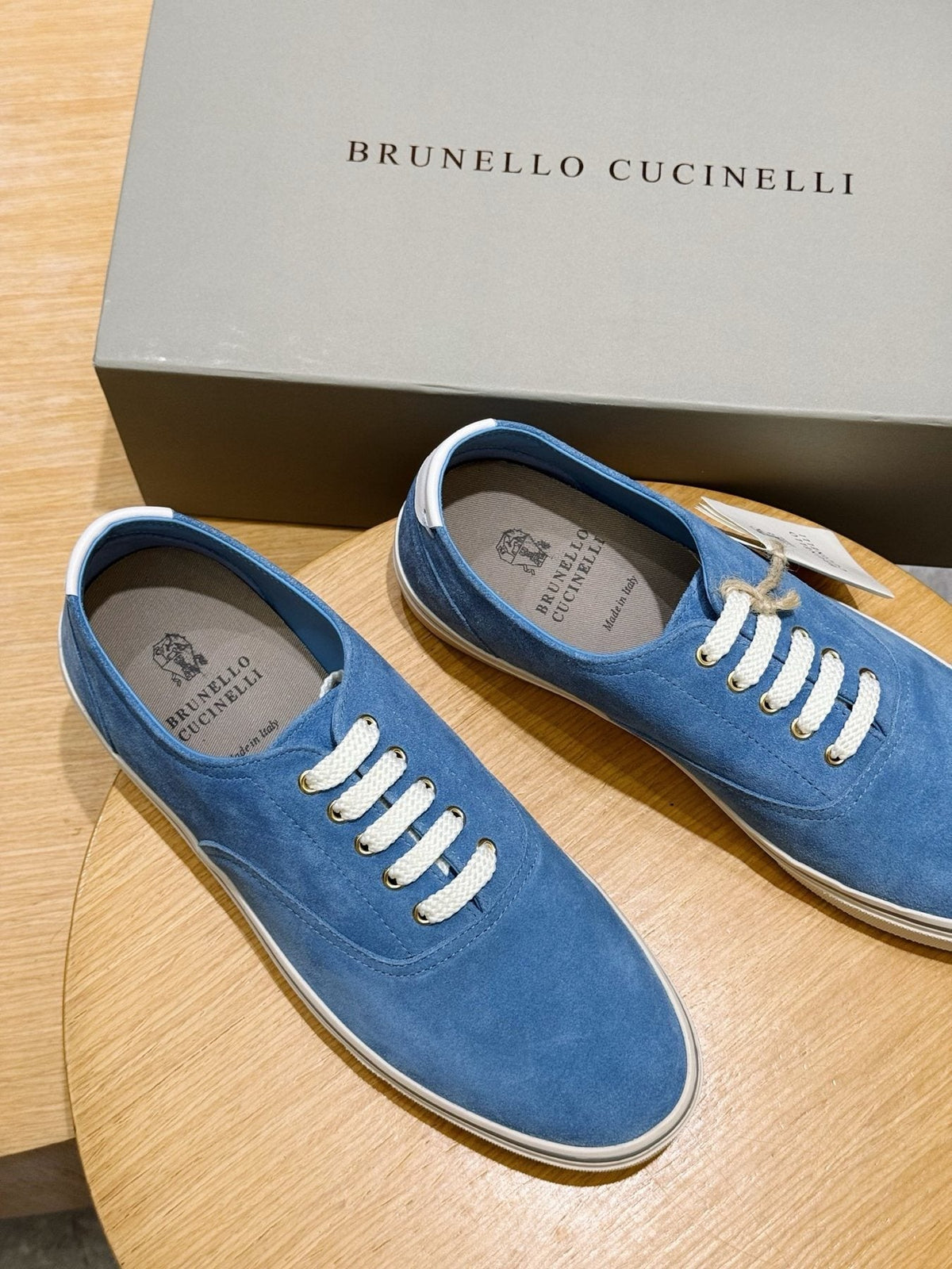 Brunello Cucinelli Suede Low-Top Sneakers