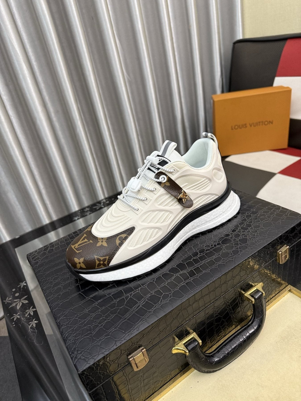 Louis Vuitton Monogram Panel Sneakers