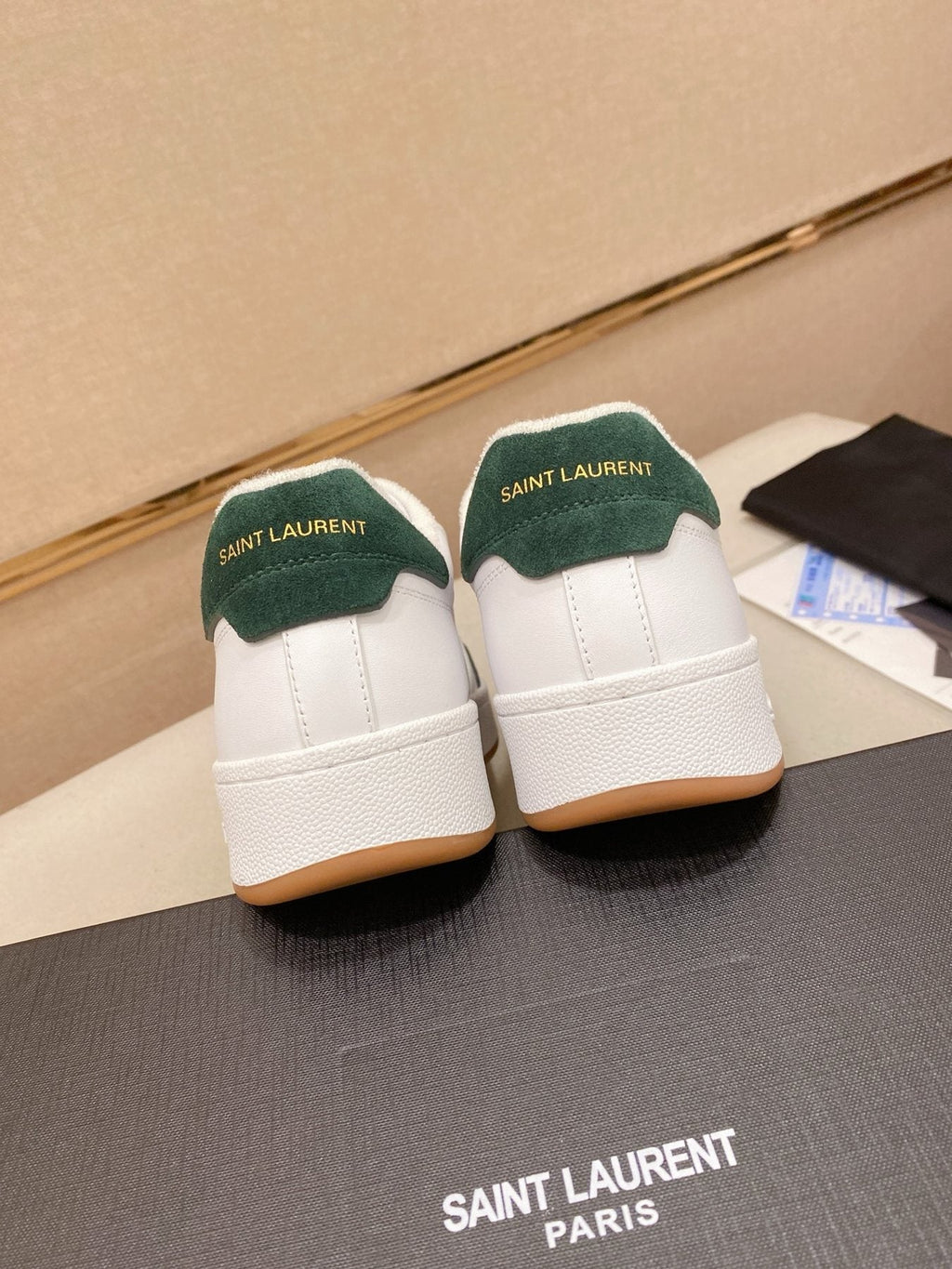 Saint Laurent Perforated Low-Top Sneakers - Perforated Side Panels